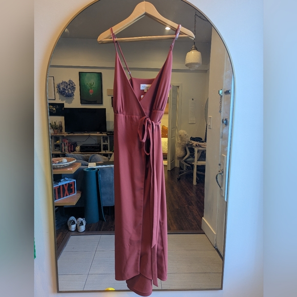 Park and Fifth, Berkley Wrap Dress, XS, Terracotta - Picture 1 of 4